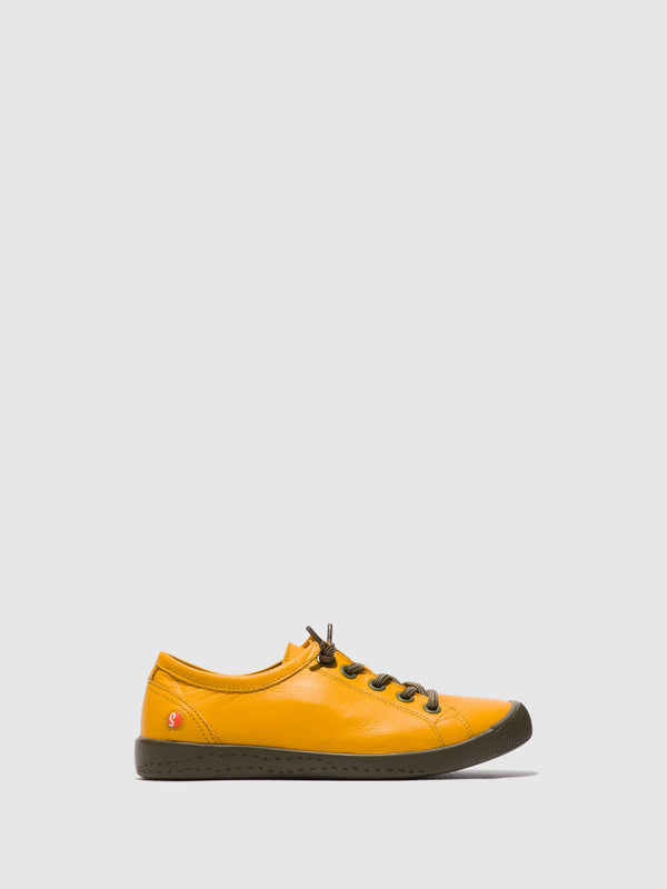 Softinos Lace-up Trainers ISLAII557SOF MUSTARD