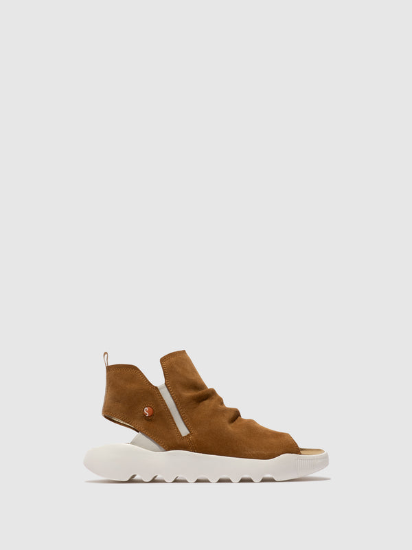 Softinos Open Toe Sandals WISH789SOF CAMEL