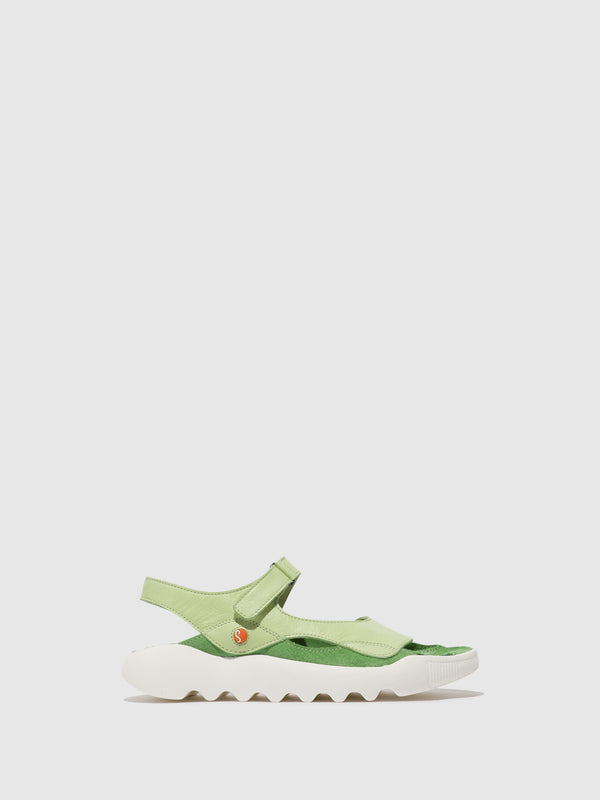 Softinos Sling-Back Sandals WEAL712SOF LIGHT GREEN