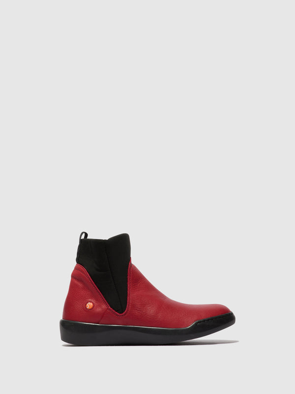Softinos Slip-on Ankle Boots BETH655SOF Red