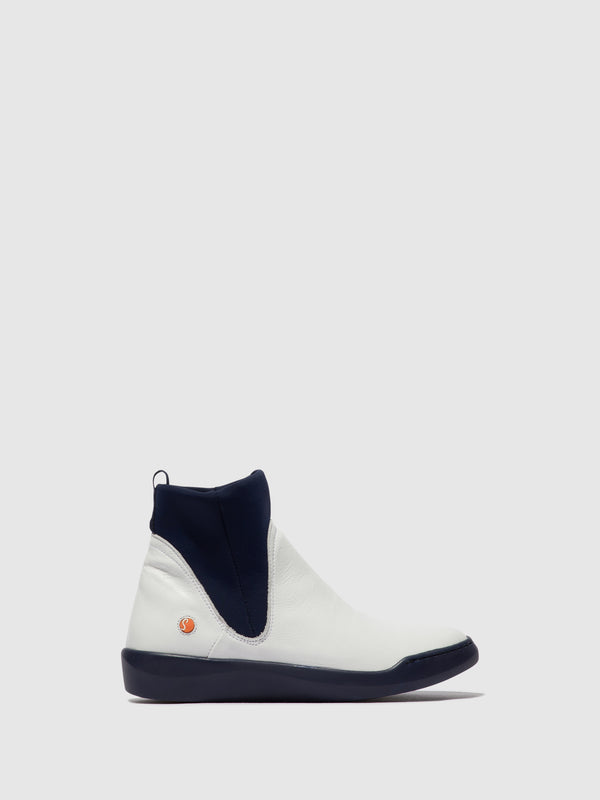 Softinos Slip-on Ankle Boots BETH655SOF White