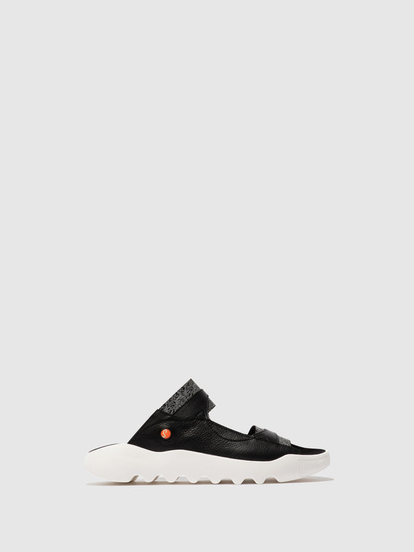 Softinos Slip-on Sandals WELM754SOF BLACK