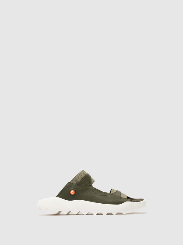 Softinos Slip-on Sandals WELM754SOF OLIVE