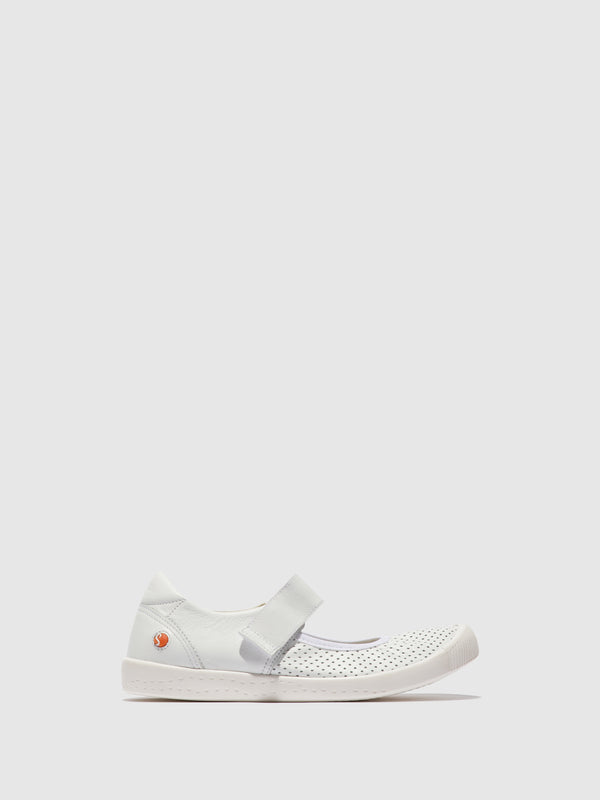 softinos Velcro Ballerinas IGLU720SOF WHITE