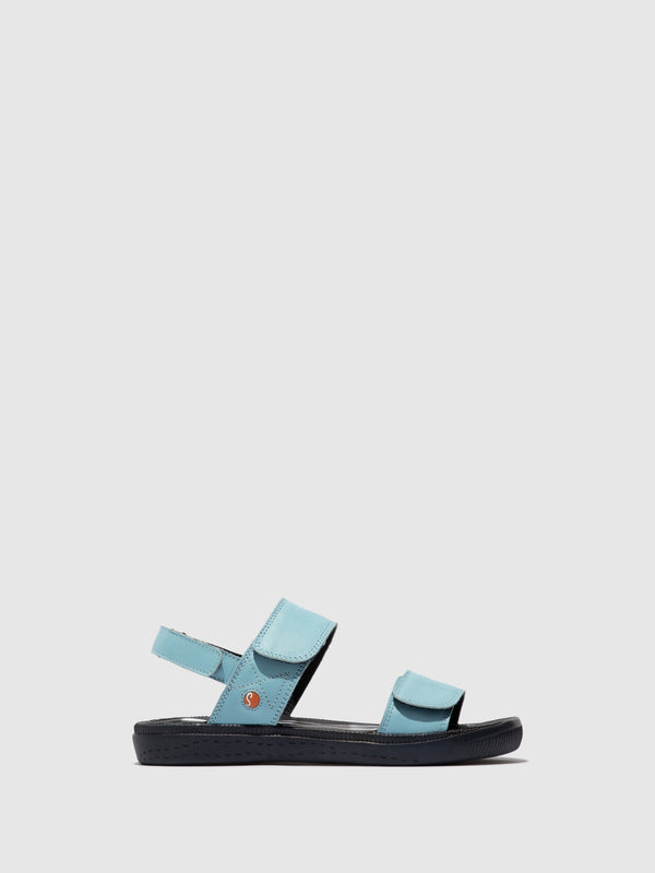 Softinos Velcro Sandals INDU753SOF SKY
