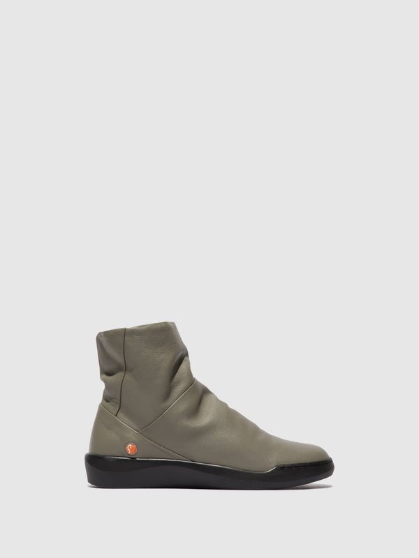 softinos Zip Up Ankle Boots BLER550SOF Sage