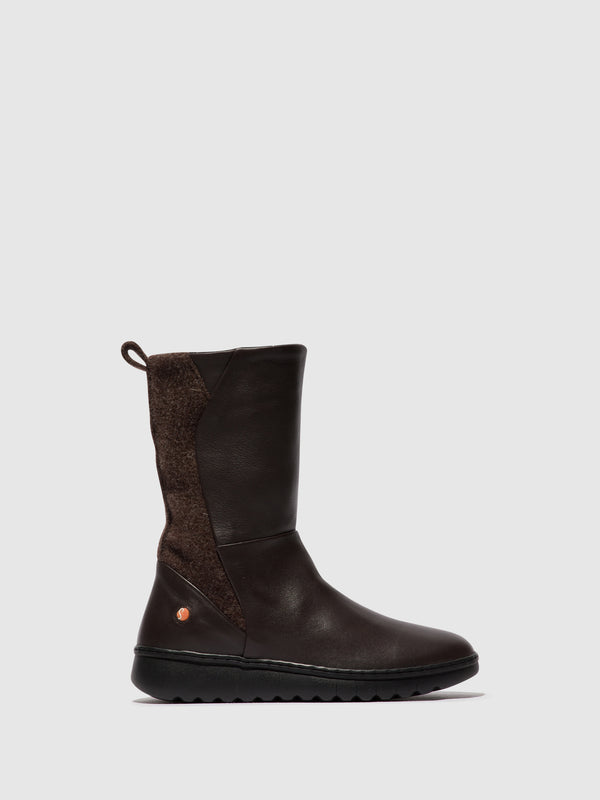 Softinos Zip Up Boots EZRA649SOF Dk. Oak