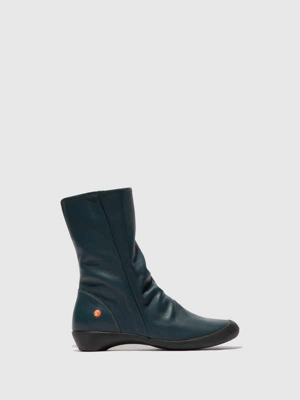 Softinos Zip Up Boots FOLEY733SOF DENIM