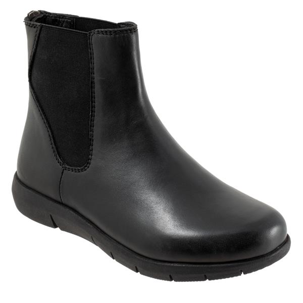 softwalk Albany Boots Black Smooth