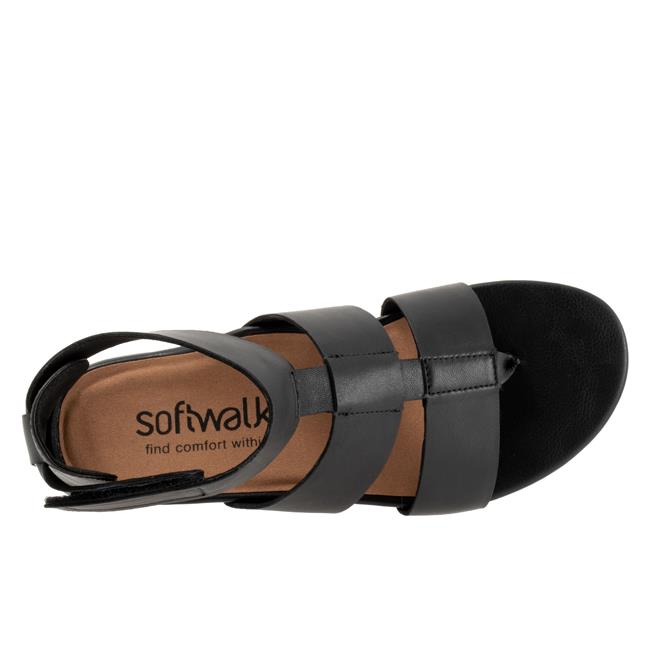 Softwalk Cabo Sandals Black