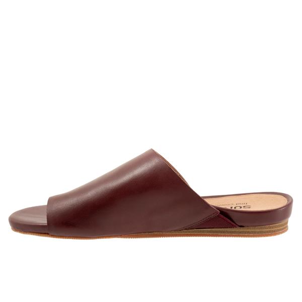 Softwalk Corsica Sandals Mahogany