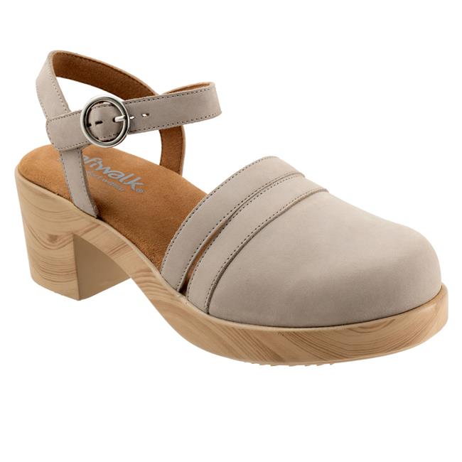 softwalk Fillmore Casual Mid Grey Nubuck