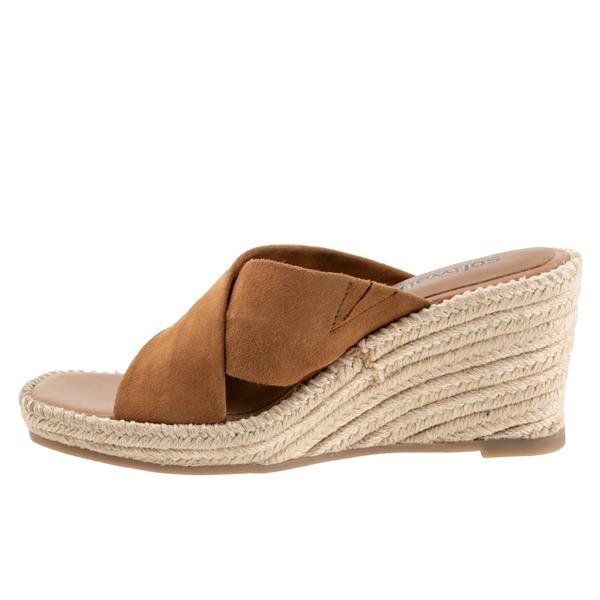 Softwalk Hastings Sandals Tan Suede