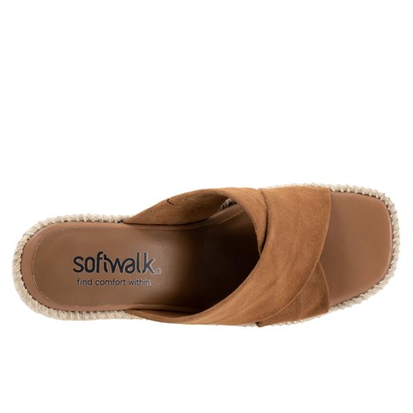 Softwalk Hastings Sandals Tan Suede
