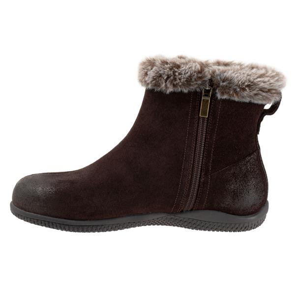 Softwalk Helena Boots Dark Brown Suede