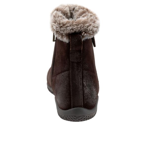 Softwalk Helena Boots Dark Brown Suede