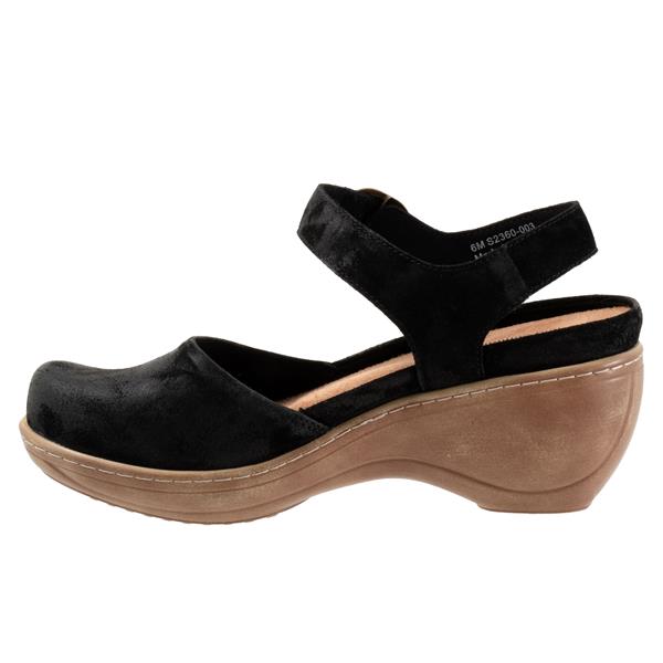 Softwalk Mabelle Casual Black Suede