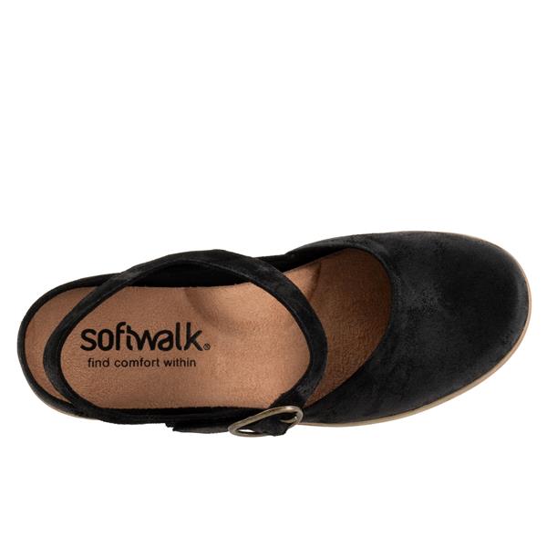 Softwalk Mabelle Casual Black Suede