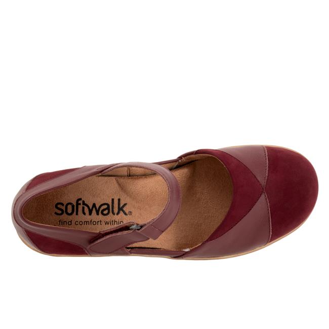 Softwalk Miri New Cherry Nubuck