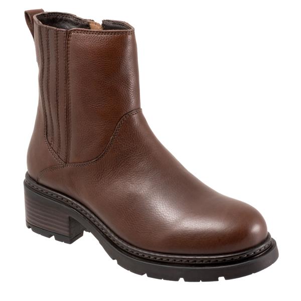 softwalk Novato Boots Dark Brown