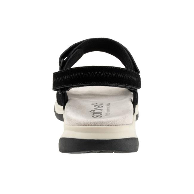 Softwalk Olani Sandals Black Suede