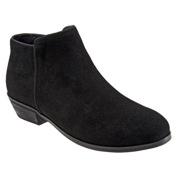 softwalk Rocklin Boots Black Suede