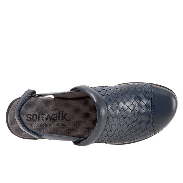 Softwalk Salina Woven Casual Navy Denim