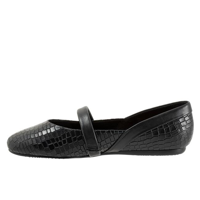 Softwalk Samara New Black Croco