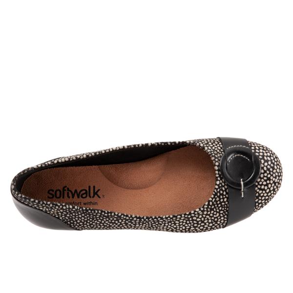 Softwalk Savannah Sale Black White Pony