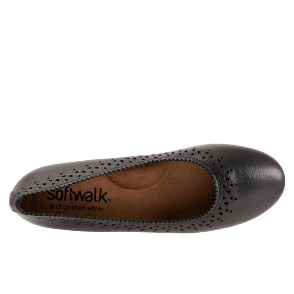 Softwalk Selma Casual Black Tumbled