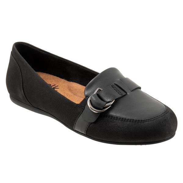 softwalk Serra Casual Black Nubuck