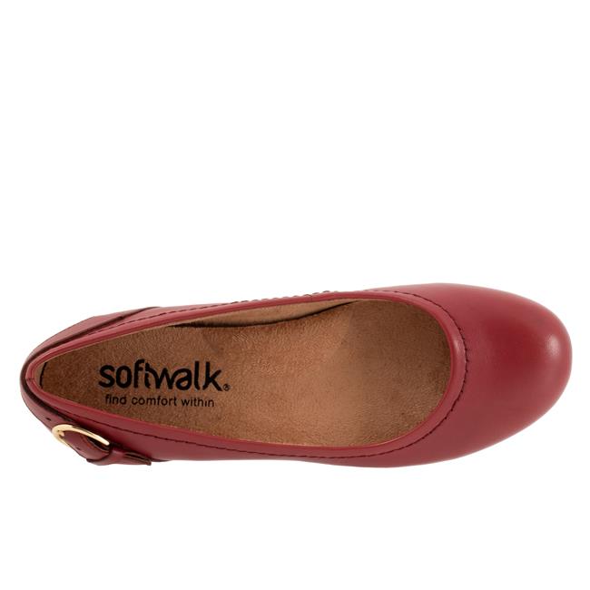 Softwalk Sydney Casual Dark Red