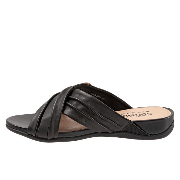 Softwalk Taza Sandals Black