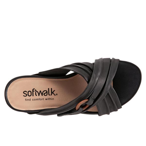 Softwalk Taza Sandals Black