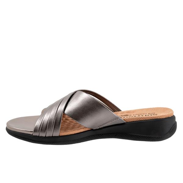 Softwalk Tillman 5.0 Sandals Pewter Metallic