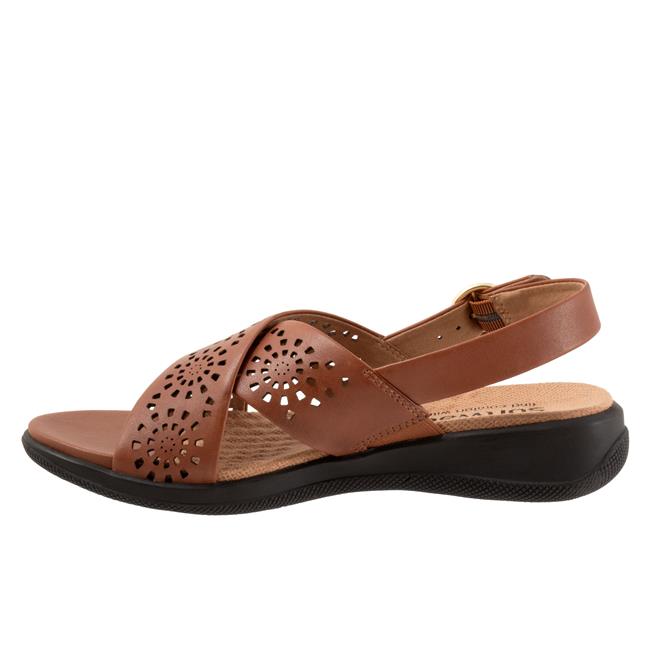 Softwalk Tillman Sling Perf Sandals Luggage