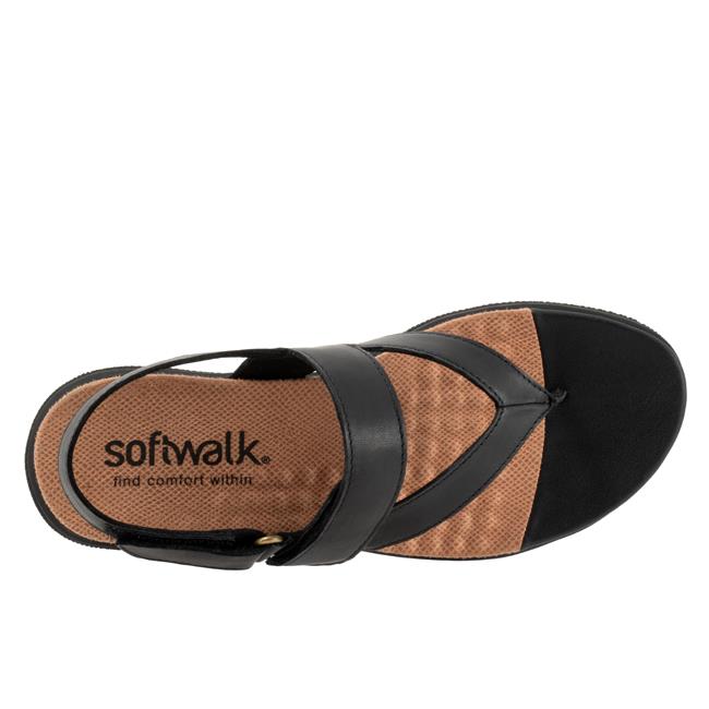 Softwalk Tracy Sandals Black