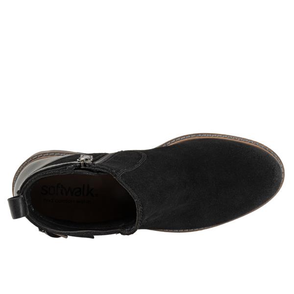 Softwalk Waneta Boots Black Suede