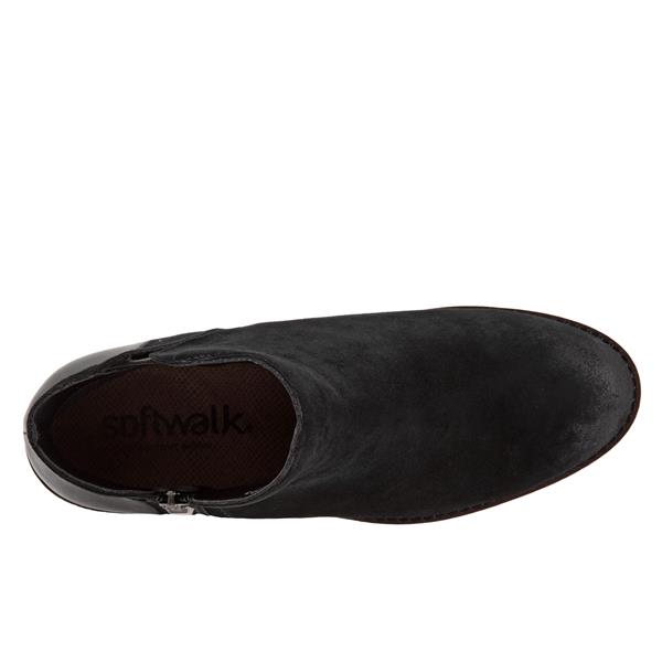 Softwalk Wesley Boots Black Suede