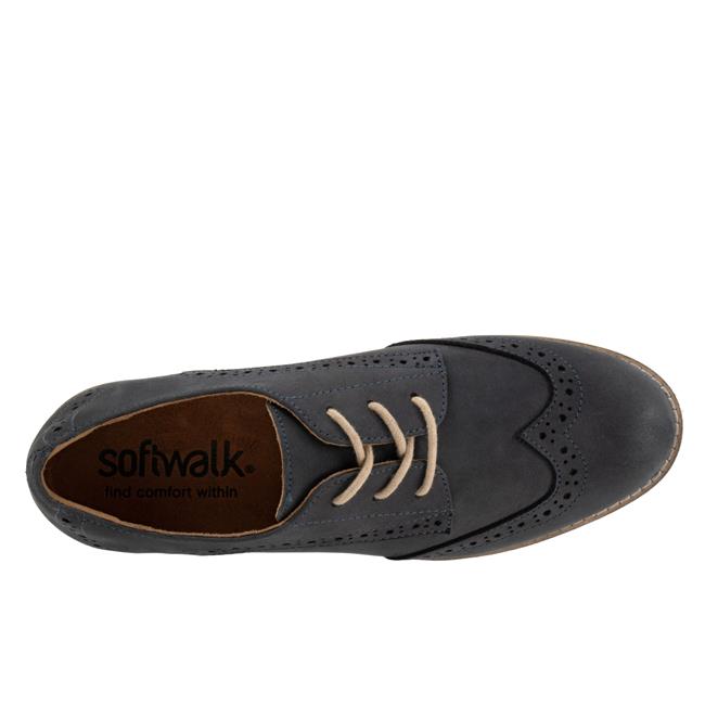 Softwalk Willett Casual Navy Nubuck