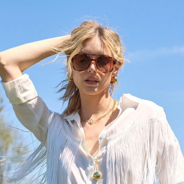 Sojos Better Days Sunglasses Tortoise Frame Gradient Brown Lens