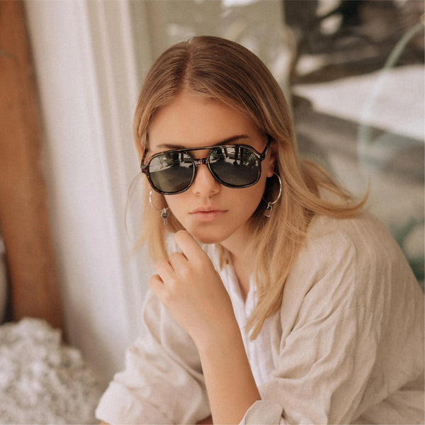 Sojos Better Days Sunglasses Tortoise Frame Gradient Brown Lens