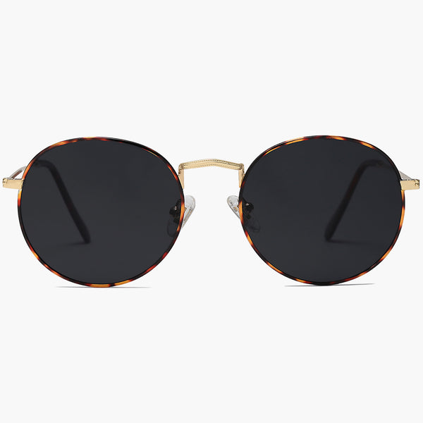 Sojos Classica Sunglasses Silver Frame Silver Mirrored Lens