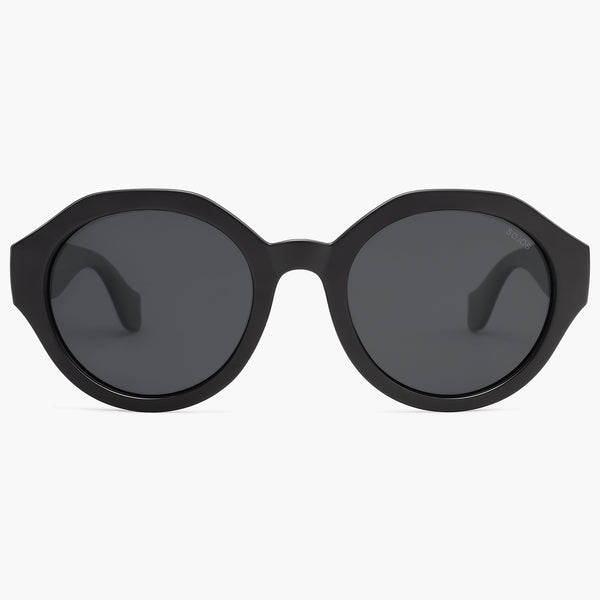 sojos Indian Ocean Sunglasses Black Frame Grey Lens