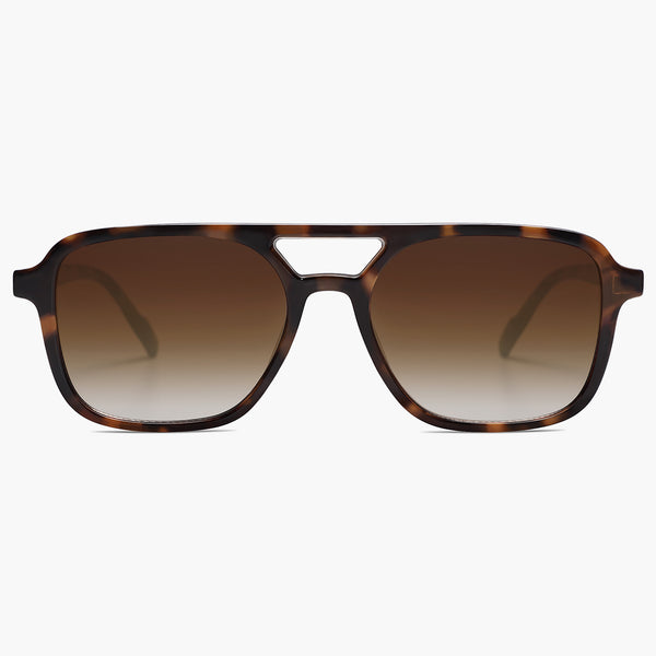 sojos sandra Sunglasses Brown Tortoise Frame Gradient Brown Lens