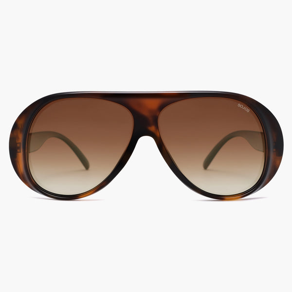 sojos SJ2661 Sunglasses Tortoise Frame Brown Grading Lens