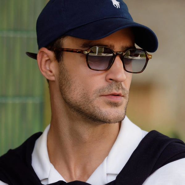 Sojos SJ2674 Sunglasses Tortoise Frame Blue Grading Lens