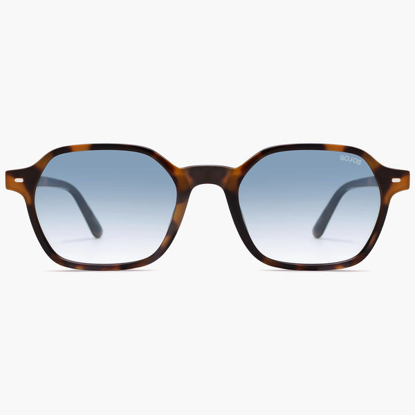 sojos SJ2674 Sunglasses Tortoise Frame Blue Grading Lens