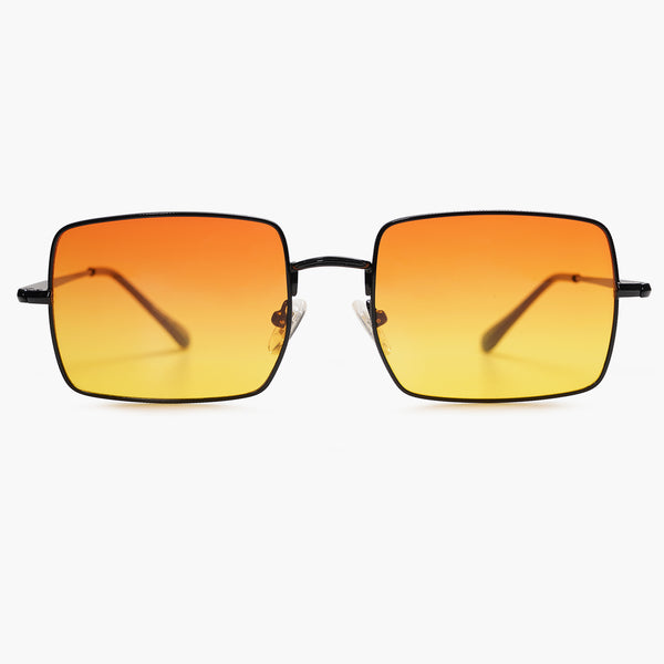 Sojos Alexia Sunglasses Gold Frame Black Lens