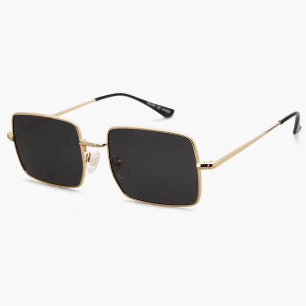 Sojos Alexia Sunglasses Gold Frame Black Lens